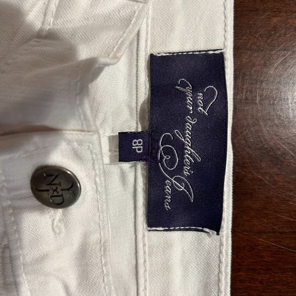 Vintage Not-Your-Daughter’s Jeans, White Size 8P - Picture 3 of 3